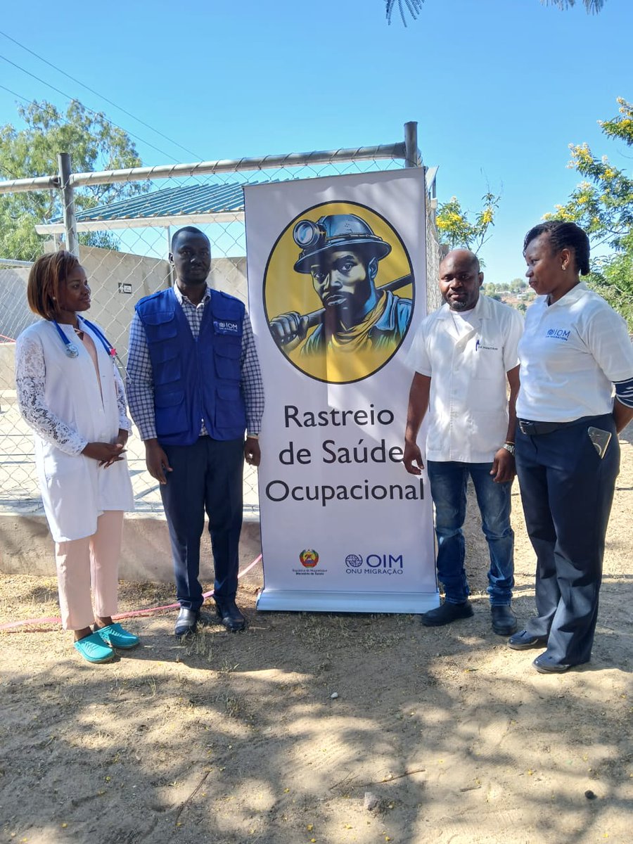 Pleased to hand over a health waste incinerator at Ressano Garcia Health Centre - a busy trade mobility corridor between 🇲🇿 &amp; 🇿🇦. Over 7,000+ labour migrants screened for TB and occupational lung diseases; 200+received compensation support. #Health safety along mobility pathways