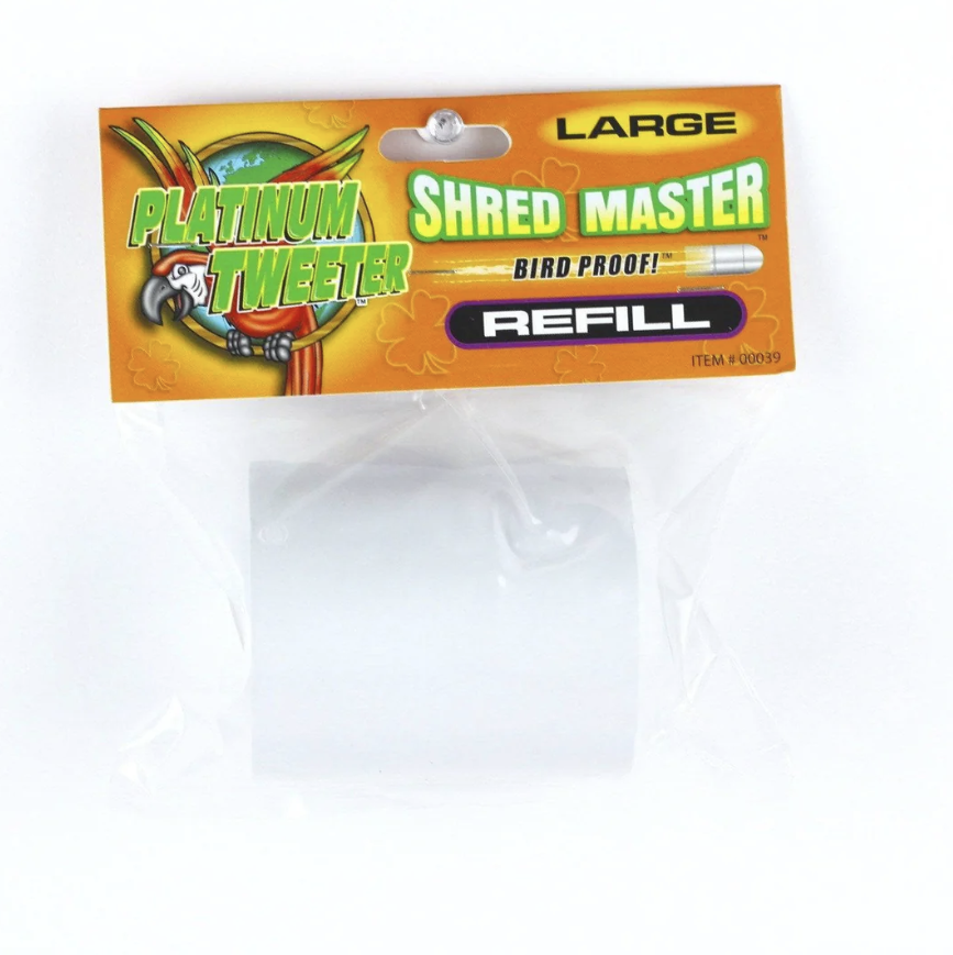 SweetFeet_Beak's tweet image. The Shred Master™ will help ease stress as well as keep your bird busy with hours of shredding fun. Simple &amp;amp; Bird Proof™ design.

Don't let the fun end, Be sure to grab a refill:
👇

sweetfeetandbeak.com/search?q=Shred…

#madeinusa #madewithlove #prettybird
