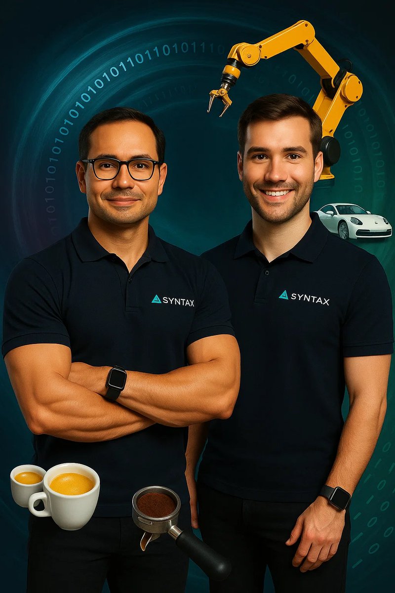 RJGrahamJR's tweet image. At @Control_Messe, @SyntaxSystemsDE didn’t just show software—they brought it to life. From a cartoon-drawing robot to espresso-fueled automation, they made complex topics like defect detection &amp;amp; #IIoT tangible &amp;amp; memorable. #Control2025 @LinkedIn: linkedin.com/pulse/espresso…