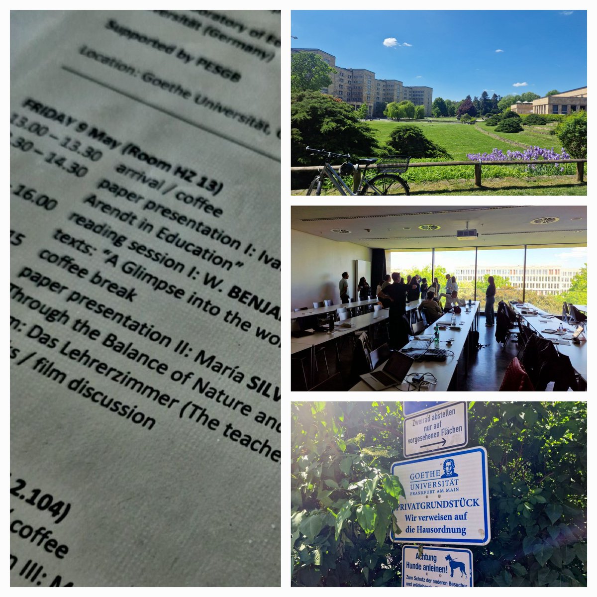 Hoy en <a href="/goetheuni/">Goethe-Universität</a> 🇩🇪👌
EUROPEAN PHILOSOPHY OF EDUCATION DOCTORAL COLLOQUIUM