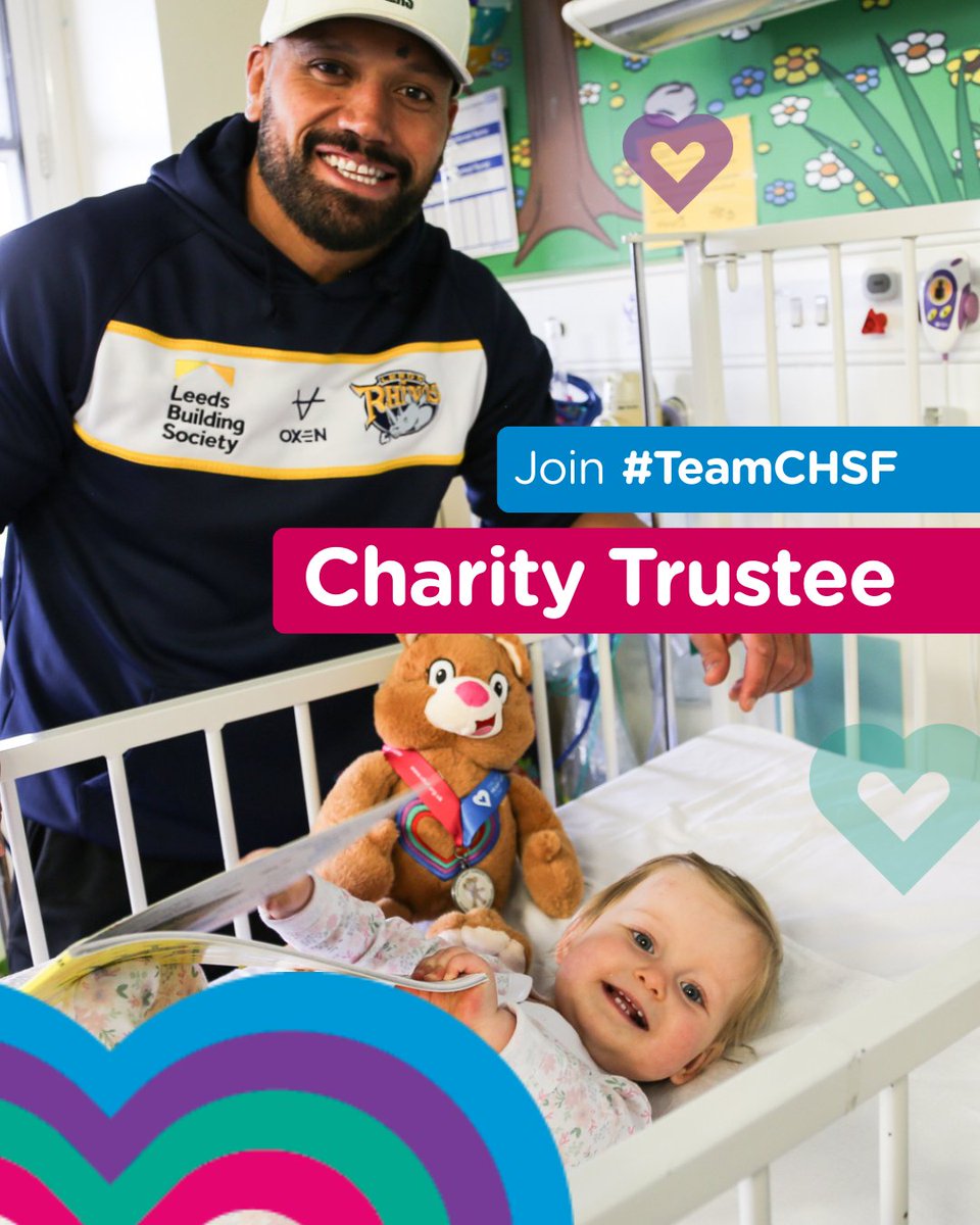 Join #TeamCHSF as a Charity Trustee! 🩷🌟

Find out more and apply at chsf.org.uk/join-the-chsf-… 🔗

#trustee #charitytrustee