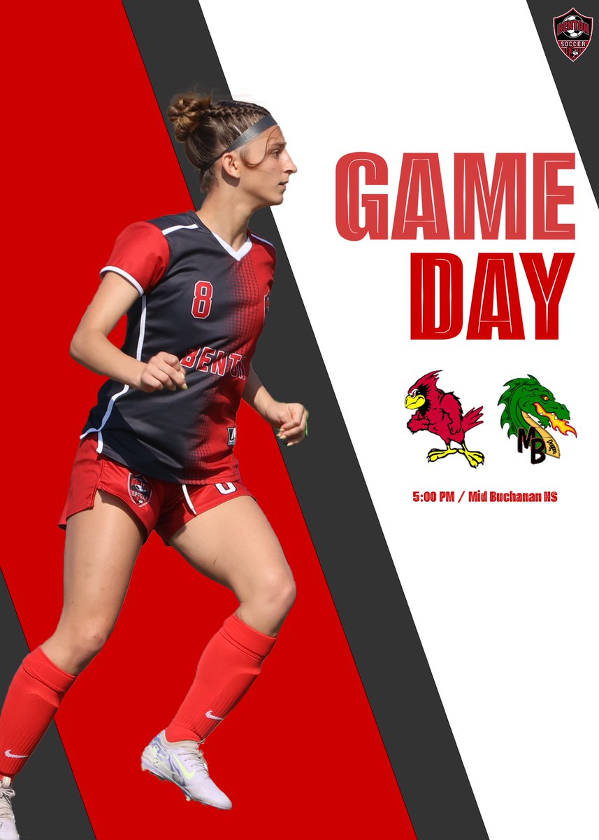 GAME DAY!

Good luck to our Benton Cardinals Girls Soccer team when they take the field to try to slay the Mid Buchanan Dragons!

Game Information:
Benton @ Mid Buch
5:00 PM
Mid Buchanan High School