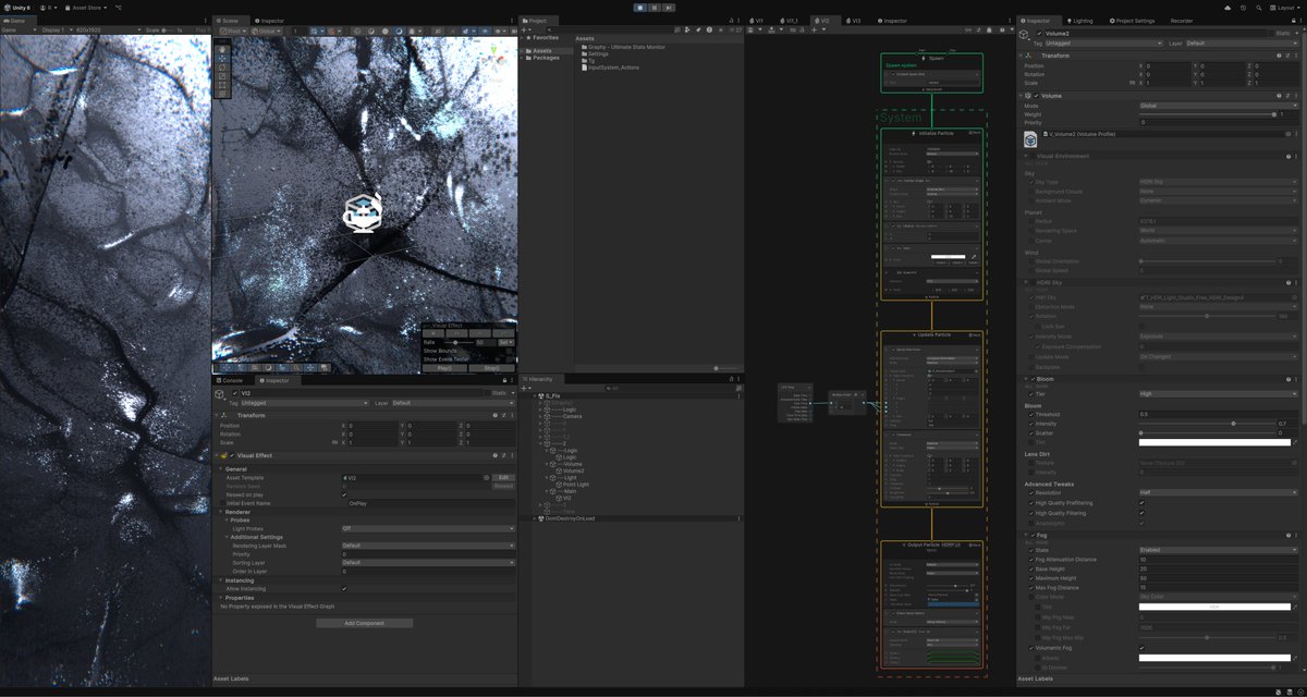 yutanakano0902's tweet image. 古の記憶でVFX触ってるけど機能かなり増えてる
#VisualEffectGraph #VFXGraph #VFX