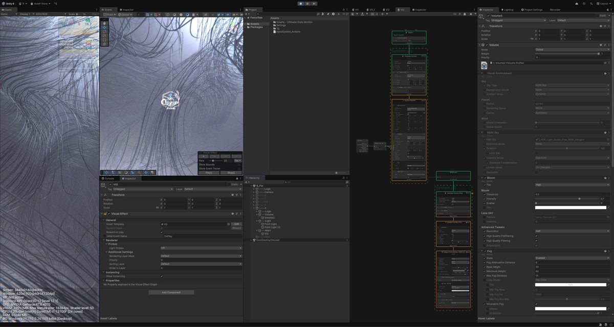 yutanakano0902's tweet image. 古の記憶でVFX触ってるけど機能かなり増えてる
#VisualEffectGraph #VFXGraph #VFX