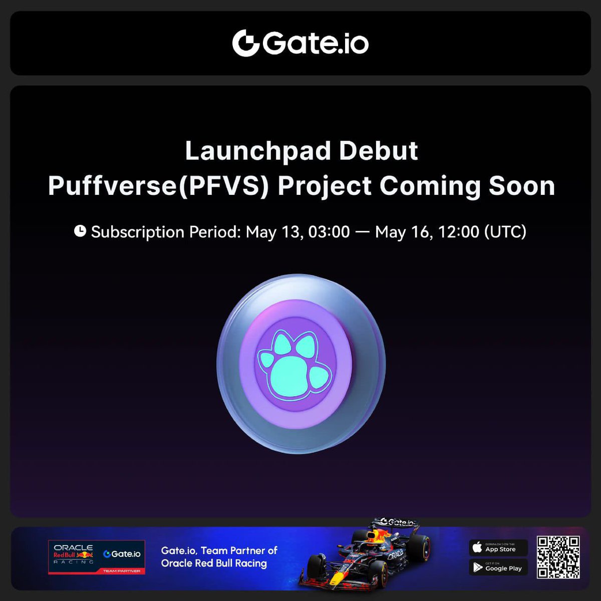 Amnazaidd's tweet image. Gate.io didn’t just pick a project.
They picked a statement.

Puffverse is how you introduce a Launchpad to the world.
Bold. Backed. Built.

#PuffverseLaunch #CryptoCatalyst #GateioAlpha