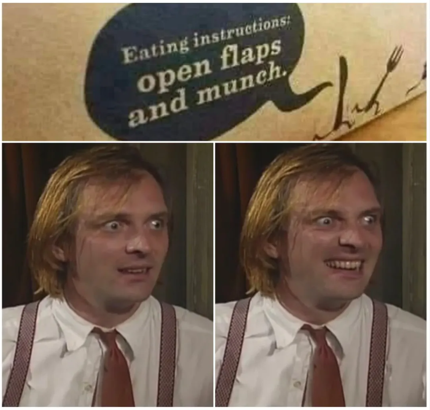 DavidHanmer82's tweet image. &quot;These flaps are made for opening, and that&apos;s just what they&apos;ll do. One of these days, these flaps are gonna open all over you&quot;