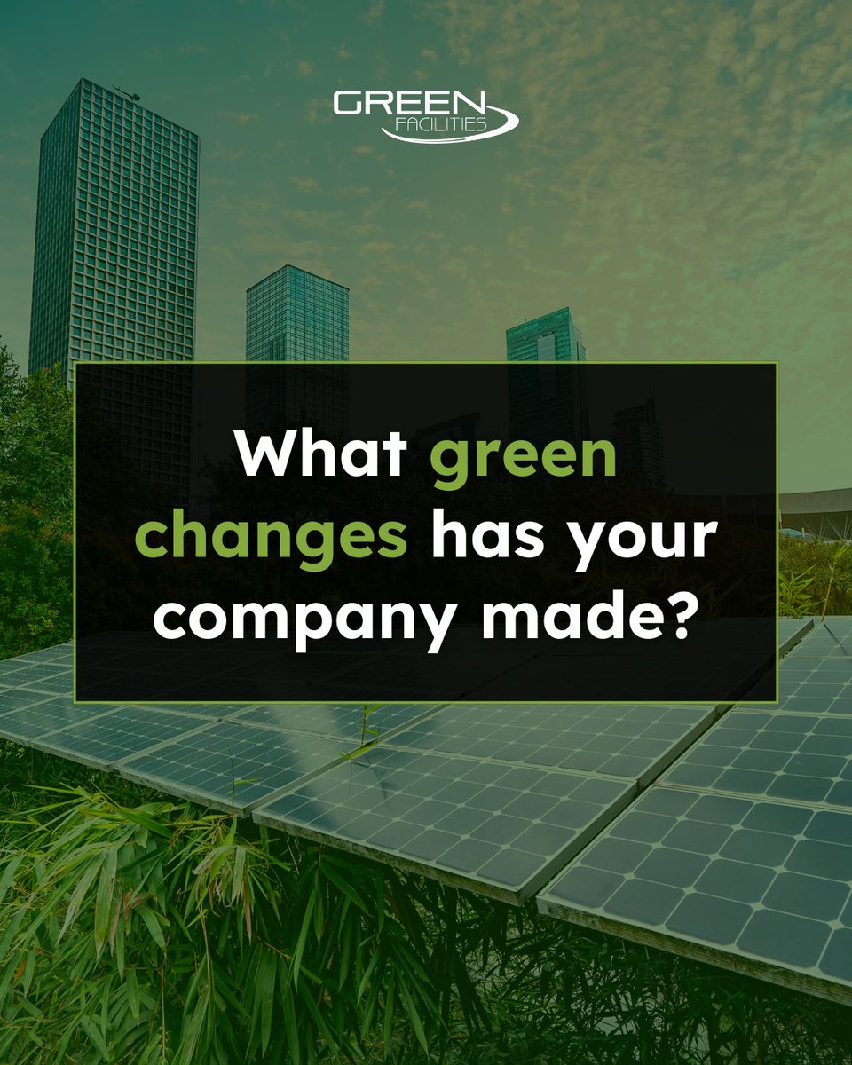 If the name doesn't give it away, we're all about making the world a 'greener' place.

We're continuously implementing new #sustainable practices across our cleaning services, but we're always open to new ideas.

What #green changes has your company made? Share them below👇
