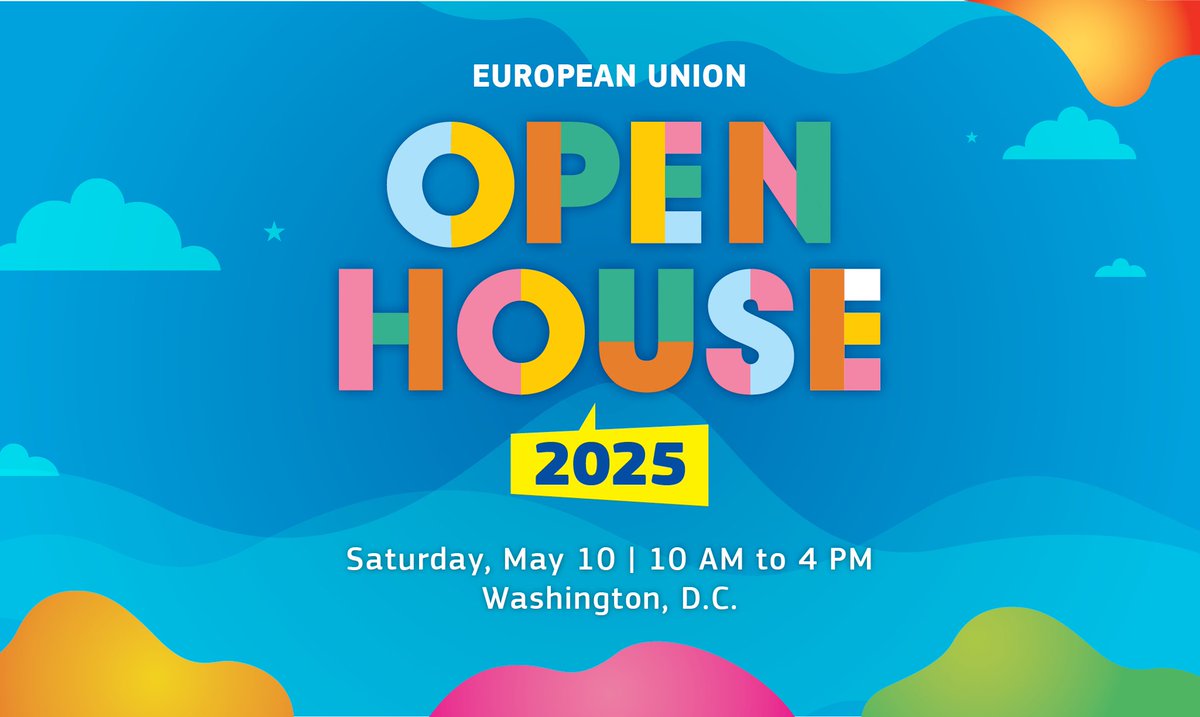 #EUOpenHouse returns TOMORROW! The Embassies of France and Germany will once again be part of this much-loved, spring event with <a href="/EUintheUS/">European Union in the U.S.</a>. We hope you will come by on Saturday, May 10, to enjoy some culture, food, music, and more. Visit euopenhouse.org for the details!