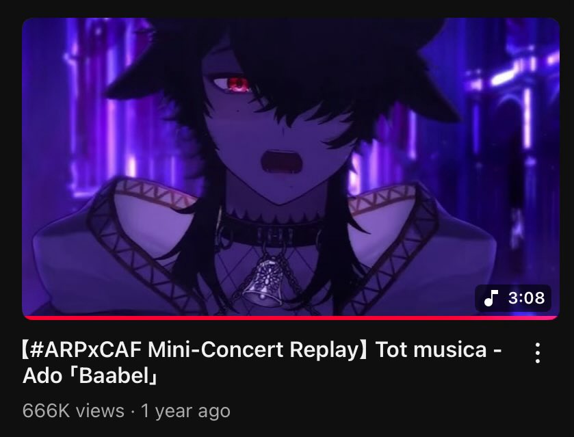 KawaiiGigift's tweet photo. 666k แล้ว! เก่งมากนิ๊ #BaabelLamb
วันที่ได้ดูเพลงนี้ครั้งแรกที่งาน CAF มันเป็นความรู้สึกที่สุดยอดมากเยย พี่บ่าวของแบ๊ะเท่มากเลยนิ๊ 🥺✨
【#ARPxCAF Mini-Concert Replay】Tot musica - Ado「Baabel」 https://t.co/dUS7G8DloJ https://t.co/c1Mo8k7Feb