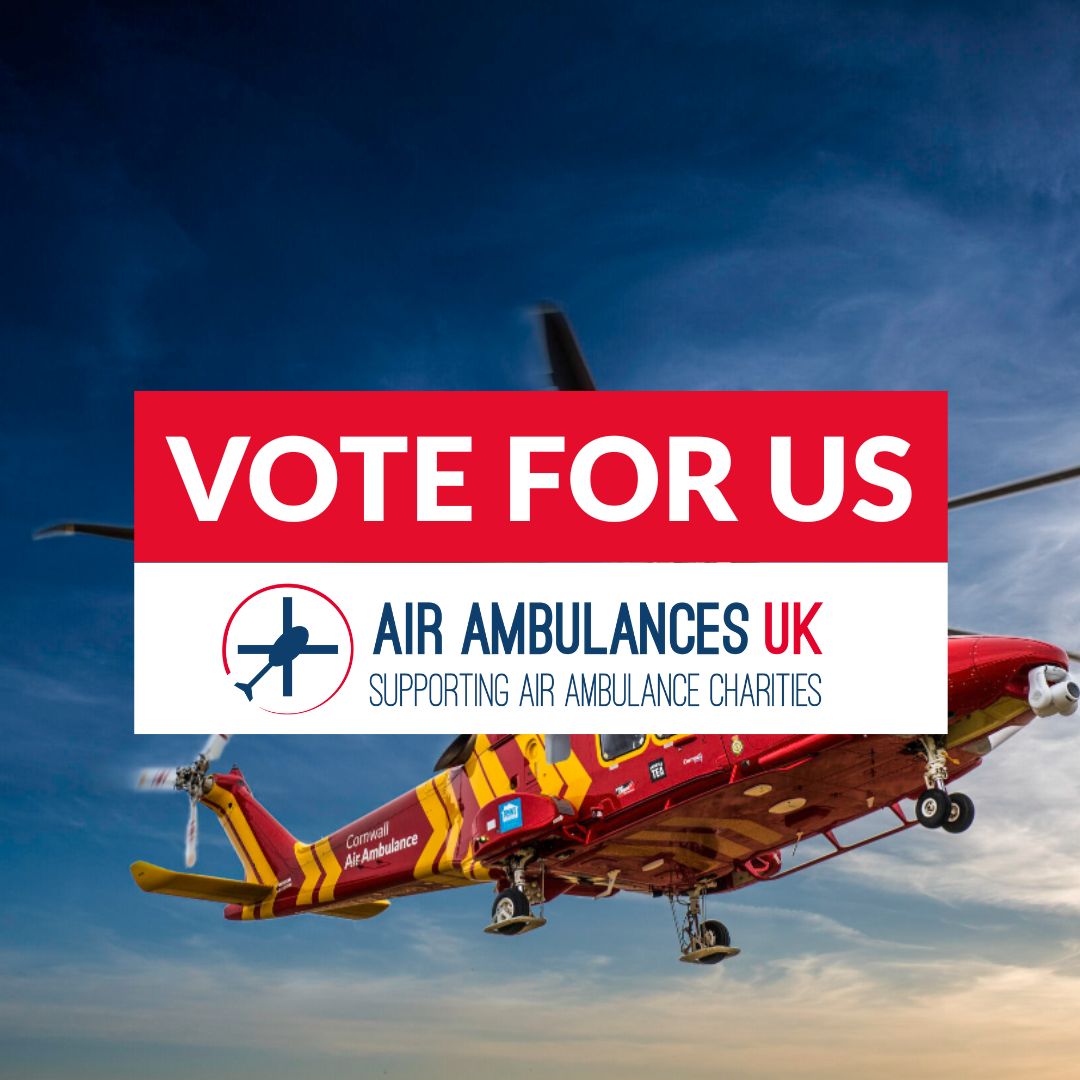 We’re thrilled to be one of the charities in this month’s Discount Promo Codes charity poll!

Voting for us only takes a few seconds:
1️⃣ Head to: buff.ly/u5pkz8w
2️⃣ Find that charity poll at the top of the page
3️⃣ Vote for Air Ambulances UK 

Your votes are appreciated!