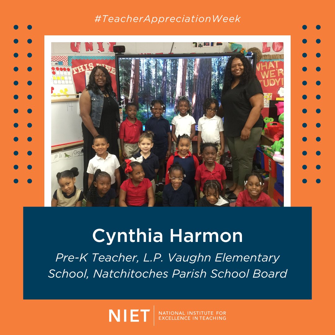 Josh Barnett (@nietjbarnett) on Twitter photo I’m thrilled to celebrate Cynthia Harmon this #TeacherAppreciationWeek! Students and faculty at L.P. Vaughn Elementary School are grateful for the time you pour into the classroom. Thank you! #ThankATeacher <a href="/npsbla/">Natchitoches Parish School Board</a> I’m thrilled to celebrate Cynthia Harmon this #TeacherAppreciationWeek! Students and faculty at L.P. Vaughn Elementary School are grateful for the time you pour into the classroom. Thank you! #ThankATeacher <a href="/npsbla/">Natchitoches Parish School Board</a>