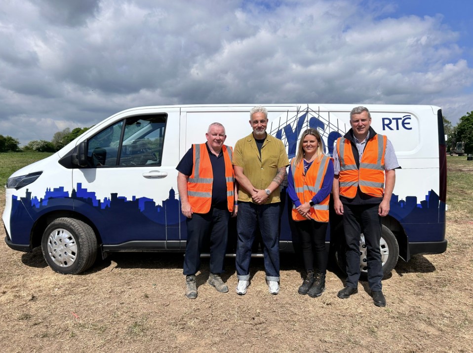 roadstoneLtd's tweet photo. Roadstone is delighted to team up with DIY SOS: The Big Build Ireland once again!

We had the privilege of being on site in Mooncoin, Co. Kilkenny with Baz and the amazing crew for a heartfelt and inspiring project. #DIYSOS #Roadstone #Community https://t.co/ri0apDOtMP