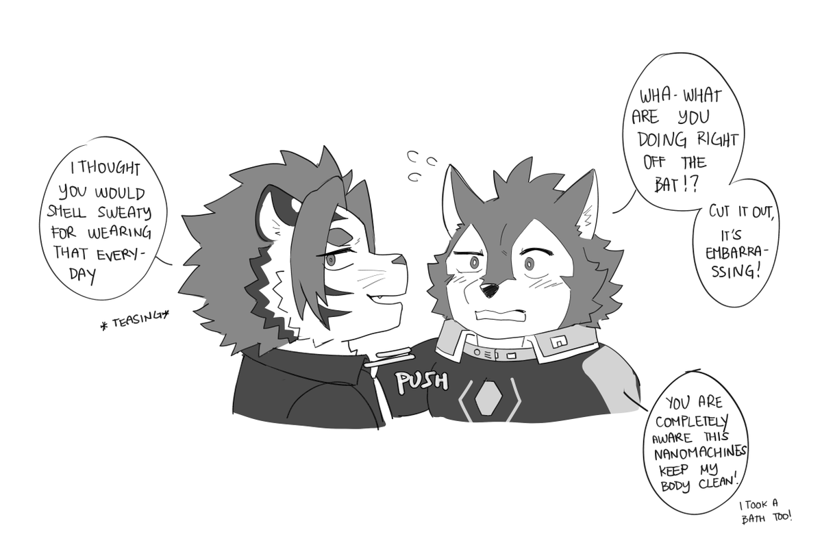 (Sniffs to see if it smells sweaty)
#放サモ