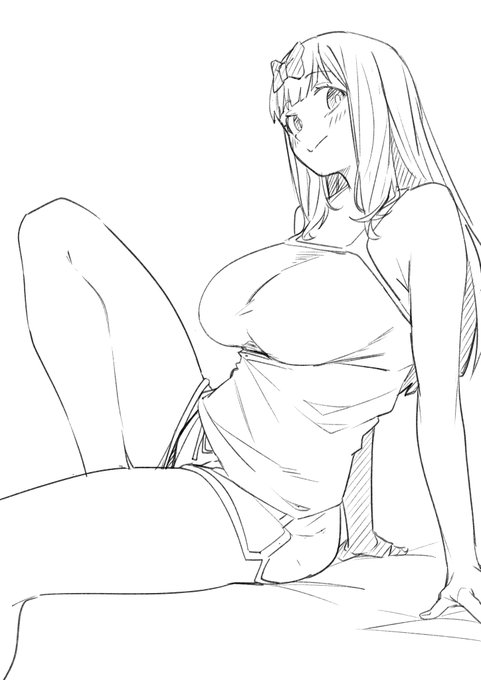 千花ちゃんの部屋着ラフ～ 