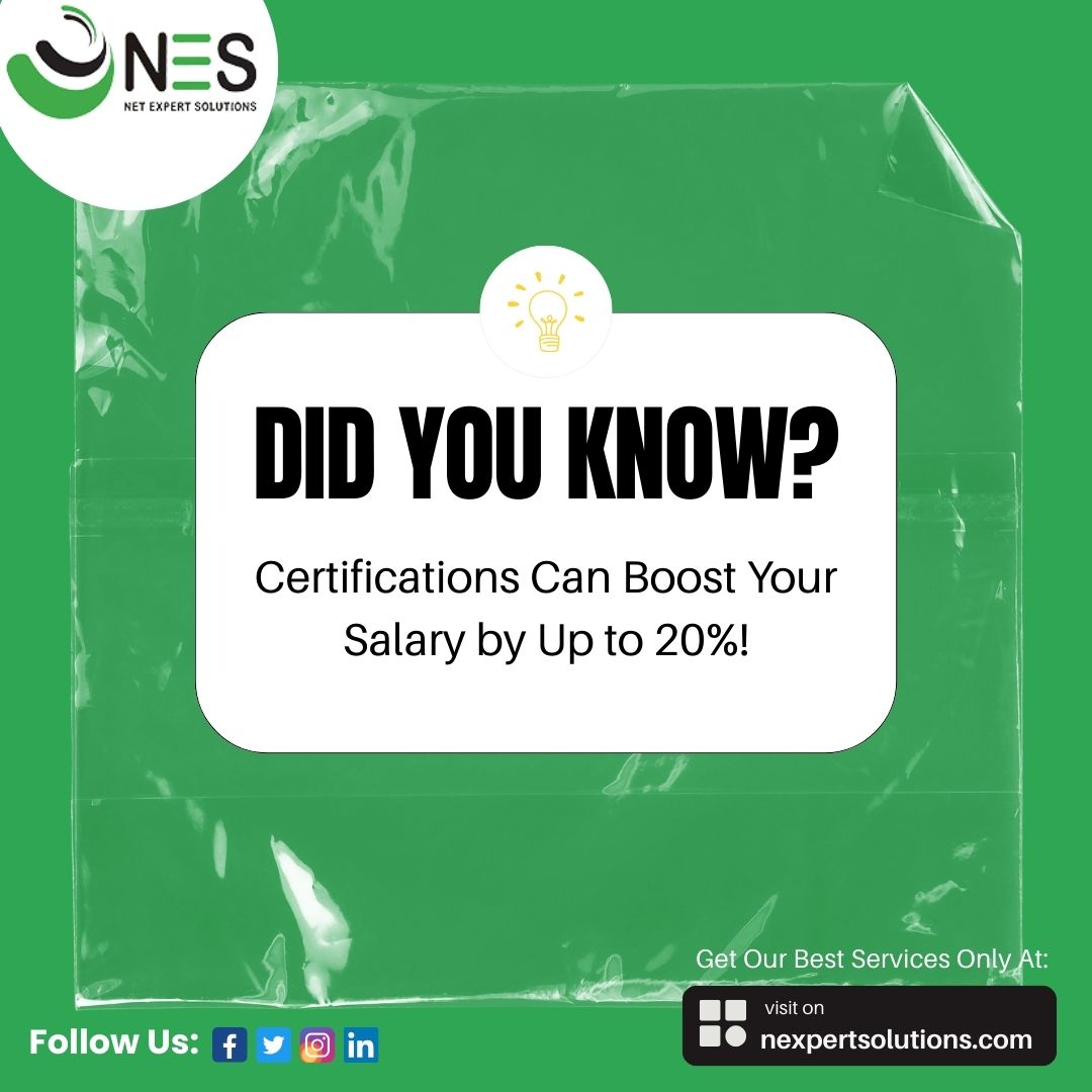 Net Expert Solutions (@nesnetworking) on Twitter photo NET EXPERT SOLUTIONS offers IT certifications to boost skills and salaries by up to 20%.
๐๐ถ๐๐ถ๐ ๐๐: lnkd.in/dUC6bdJA
๐๐ผ๐ป๐๐ฎ๐ฐ๐ ๐๐: +91-9582-801-239
๐๐บ๐ฎ๐ถ๐น: info@nexpertsolutions.com
#Certification #CareerBoost #ITTraining #SalaryIncrease NET EXPERT SOLUTIONS offers IT certifications to boost skills and salaries by up to 20%.
๐๐ถ๐๐ถ๐ ๐๐: lnkd.in/dUC6bdJA
๐๐ผ๐ป๐๐ฎ๐ฐ๐ ๐๐: +91-9582-801-239
๐๐บ๐ฎ๐ถ๐น: info@nexpertsolutions.com
#Certification #CareerBoost #ITTraining #SalaryIncrease