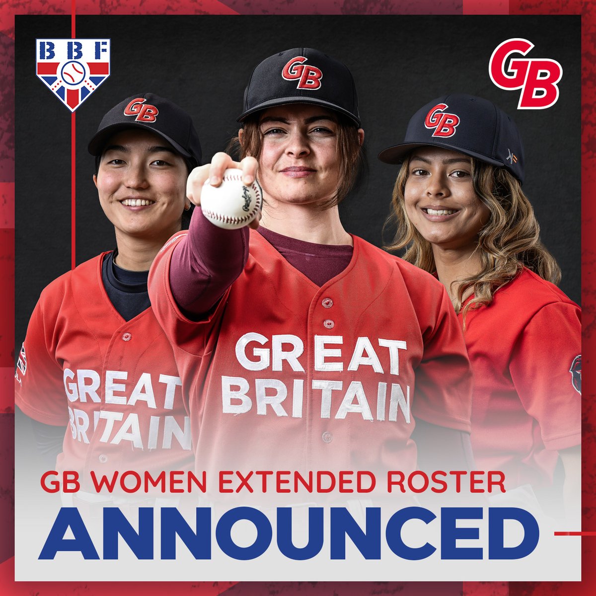 Great Britain Baseball (@gb_baseball) on Twitter photo The extended roster for the <a href="/GBbaseballwomen/">GB Women's Baseball</a> has been announced in preparation for the WBSC European Championships in August. Head to the BBF website britishbaseball.org.uk/news/gb-women-… to see the roster The extended roster for the <a href="/GBbaseballwomen/">GB Women's Baseball</a> has been announced in preparation for the WBSC European Championships in August. Head to the BBF website britishbaseball.org.uk/news/gb-women-… to see the roster