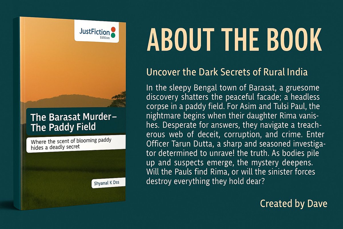 A new day, new mystery... Rima's first day at 'The Sun Aspiration' takes an unexpected turn when...  What secrets will she uncover? 

#ThrillerBooks #Mystery #BookTwitter #readAwrite
#readingcommunity #readingworld

amazon.de/Shyamal-K-Das/…