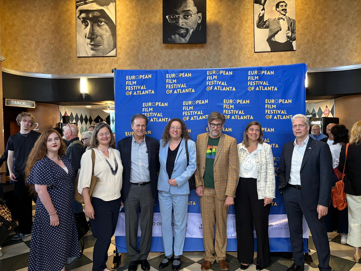 Happy Europe Day! 🇪🇺 We were proud to celebrate with our EU colleagues at this year’s European Film Festival. 

Marking the 75th anniversary of Europe Day, this milestone is a reminder of the importance of continued cooperation, dialogue, and peace among European nations.