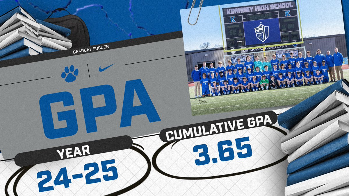 Bearcat Boys Soccer (@khs_boyssoccer) on Twitter photo Proud of the on-field accomplishments of this year's team, but equally proud of their dedication and commitment in the classroom. Outstanding overall team GPA for the 2024-25 school year. <a href="/ryanhogue24/">Ryan Hogue, CAA - Ed. S</a> <a href="/KearneyBearcats/">Kearney High School Athletics</a> Proud of the on-field accomplishments of this year's team, but equally proud of their dedication and commitment in the classroom. Outstanding overall team GPA for the 2024-25 school year. <a href="/ryanhogue24/">Ryan Hogue, CAA - Ed. S</a> <a href="/KearneyBearcats/">Kearney High School Athletics</a>