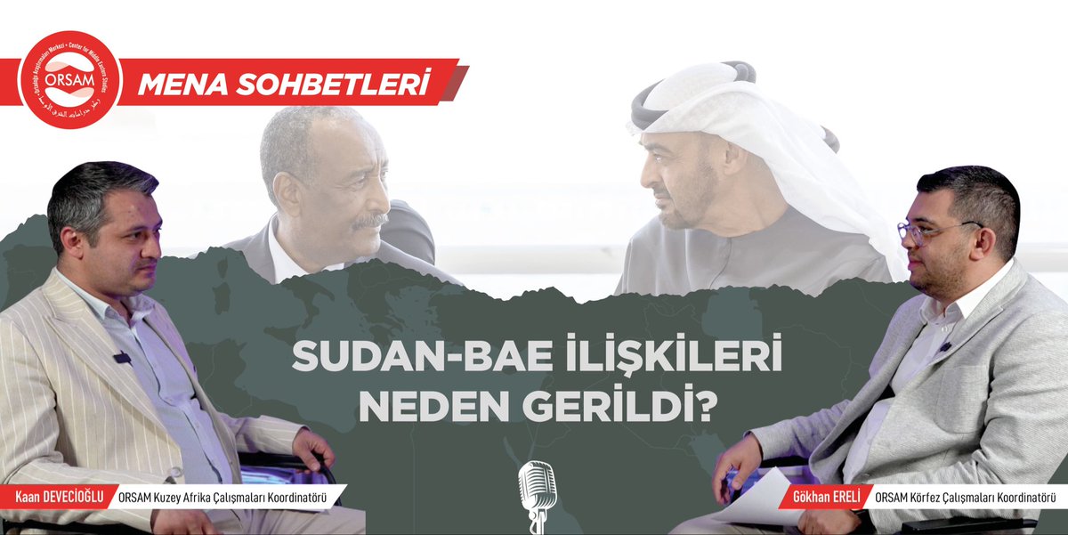 Kaan Devecioğlu (@kaan_devecioglu) on Twitter photo Port Sudan’da 5-7 Mayıs arasında meydana gelen Drone saldırıları ve gerilen Sudan-BAE ilişkilerini Gökhan Ereli (<a href="/ereligokhan/">Gökhan Ereli</a>) ile konuştuk.
Yayını izlemek için 👉youtu.be/yVYBdCvNGDQ?si… Port Sudan’da 5-7 Mayıs arasında meydana gelen Drone saldırıları ve gerilen Sudan-BAE ilişkilerini Gökhan Ereli (<a href="/ereligokhan/">Gökhan Ereli</a>) ile konuştuk.
Yayını izlemek için 👉youtu.be/yVYBdCvNGDQ?si…