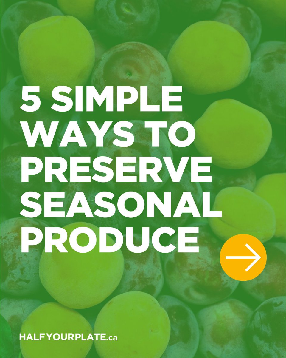 HalfYourPlate's tweet image. Want your favorite seasonal produce to last? Here are 5 ways to keep spring alive all year long! 🍯🍓 🔗 For a guide on how each method works, check out our blog: halfyourplate.ca/blog/5-simple-… #SpringProduce #EatSeasonal #HalfYourPlate