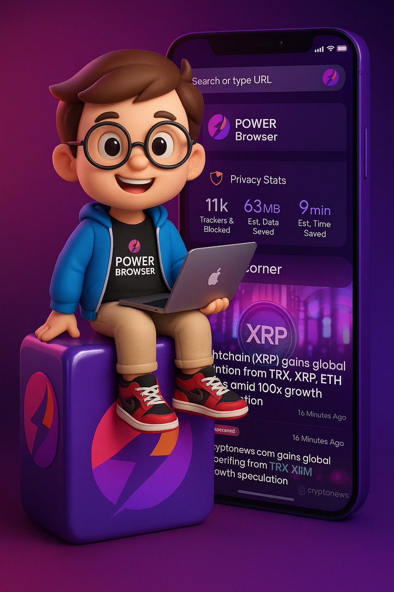 Power Browser | Power dApps Store Is Live ποΈ (@powerbrowser) on Twitter photo The internet doesn't have to be slow or cluttered. Download <a href="/PowerBrowser/">Power Browser | Power dApps Store Is Live ποΈ</a> and unlock a faster, ad-free experience today!
Just you and the web. Nothing in the way. π§ββοΈπ
#PowerBrowser #AdFreeBrowsing #FastAndSecure
#BrowseWithFreedom #Web3Ready #CleanBrowsing #FasterInternet The internet doesn't have to be slow or cluttered. Download <a href="/PowerBrowser/">Power Browser | Power dApps Store Is Live ποΈ</a> and unlock a faster, ad-free experience today!
Just you and the web. Nothing in the way. π§ββοΈπ
#PowerBrowser #AdFreeBrowsing #FastAndSecure
#BrowseWithFreedom #Web3Ready #CleanBrowsing #FasterInternet