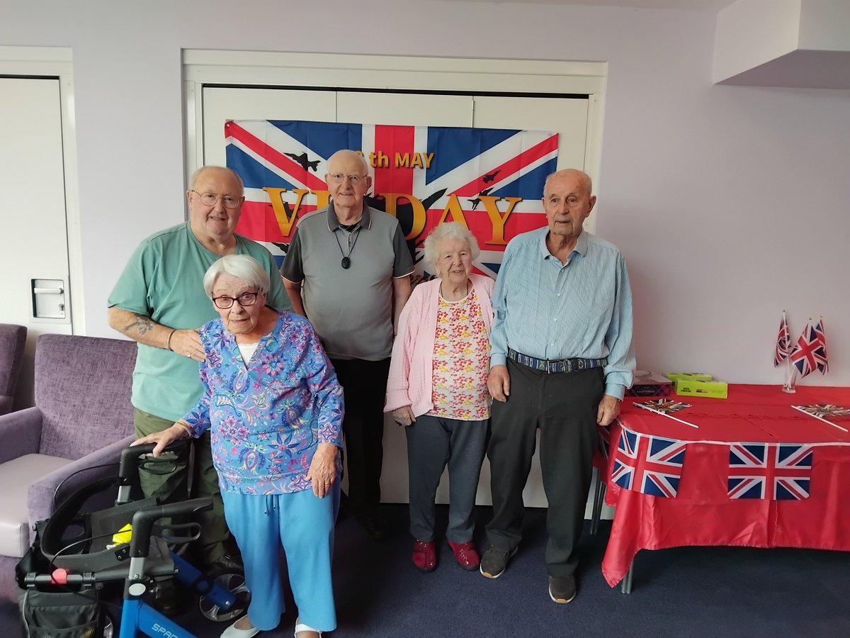 Over 10 of our North Tyneside Living Schemes held their own celebrations for the 80th anniversary of VE Day yesterday 🎉 Here are some wonderful pictures from their celebrations.