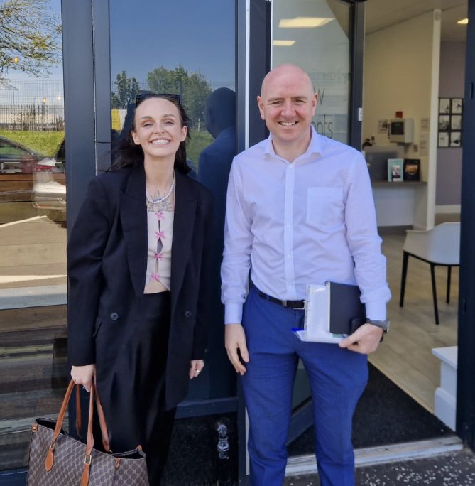 Nice to meet Lauren Gilmour from Little Signs, which supports deaf families in Lanarkshire, Glasgow and Forth Valley and promotes deaf awareness. We had an interesting conversation about some of the  challenges faced by deaf people and how these need to be addressed.