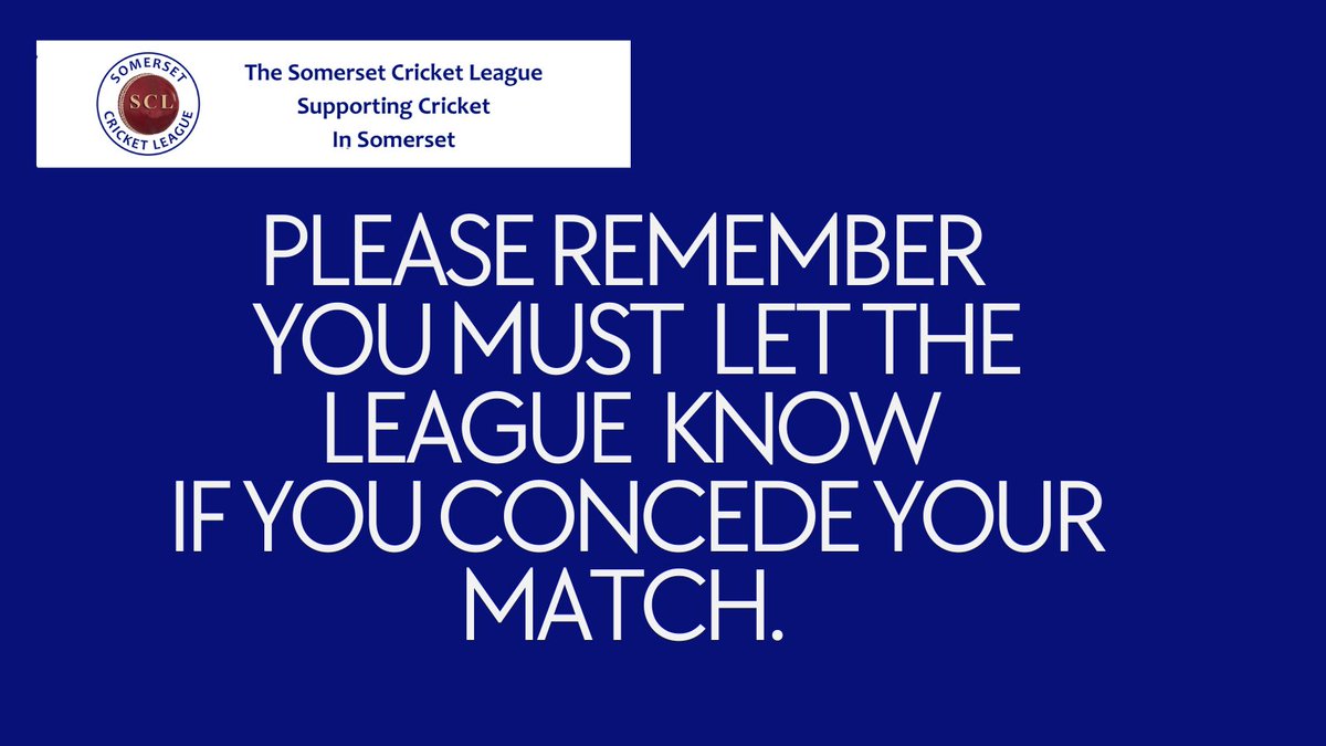 Somerset Cricket League (@somcricleague) on Twitter photo 
