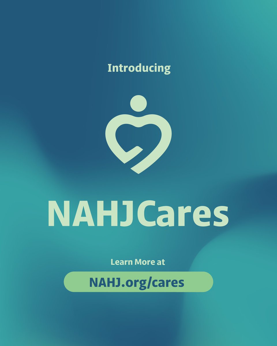 NAHJ's tweet image. Introducing #NAHJCares 🌟 This new health & wellness initiative aims to empower Latino journalists to prioritize their well-being—physically, mentally, and emotionally through thoughtful programming and community-driven efforts.
Learn more ➡️ nahj.org/cares/