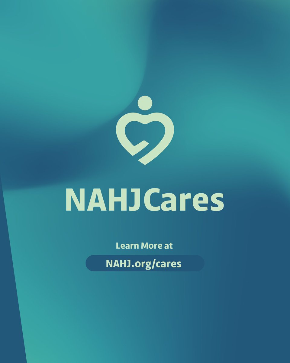 NAHJ's tweet image. Introducing #NAHJCares 🌟 This new health & wellness initiative aims to empower Latino journalists to prioritize their well-being—physically, mentally, and emotionally through thoughtful programming and community-driven efforts.
Learn more ➡️ nahj.org/cares/