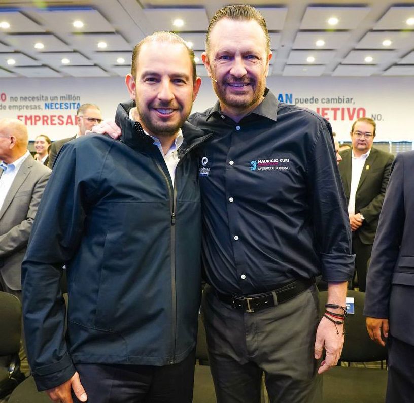 Marko Cortés (@markocortes) on Twitter photo ¡Feliz cumpleaños, <a href="/makugo/">Mauricio Kuri</a>!
Un gusto compartir camino con un gran amigo.
Que sea un gran año, lleno de salud, logros y buenas noticias para ti y para Querétaro. ¡Abrazo fuerte! ¡Feliz cumpleaños, <a href="/makugo/">Mauricio Kuri</a>!
Un gusto compartir camino con un gran amigo.
Que sea un gran año, lleno de salud, logros y buenas noticias para ti y para Querétaro. ¡Abrazo fuerte!
