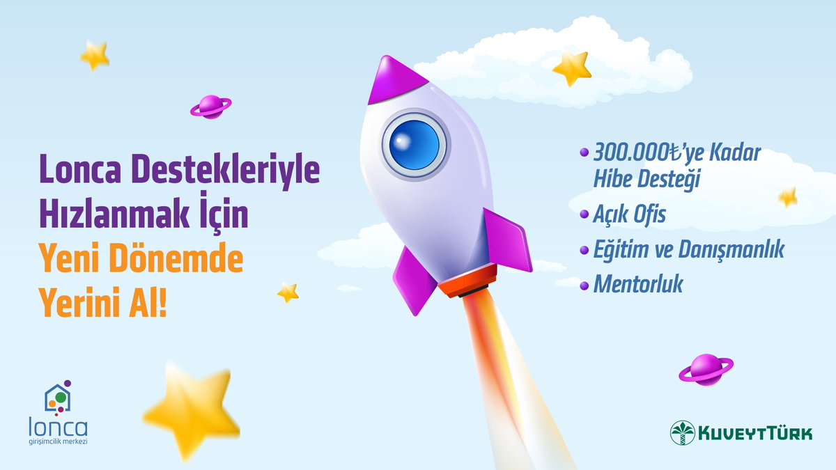 🚀 Lonca 11. Dönem başvuruları başladı!
300.000 TL’ye kadar hibe, mentorluk, ofis, yatırım fırsatları ve daha fazlası seni bekliyor!
🔗 Hemen başvur: loncagirisim.com/basvuru

#Lonca #Girişimcilik #KuveytTürk