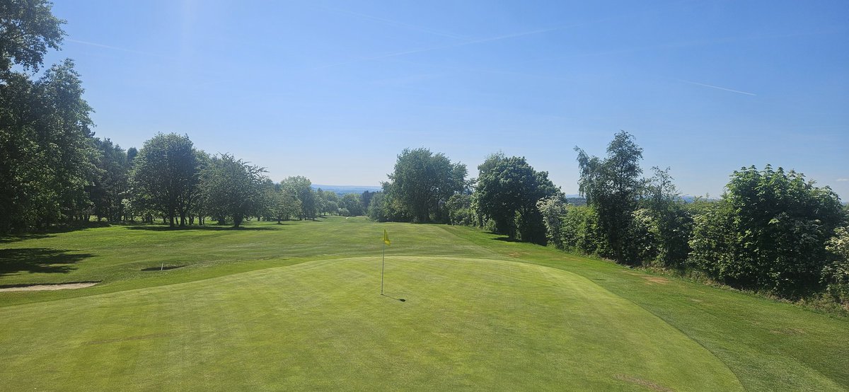 Another sunny day <a href="/HowleyGC/">Howley Hall GC</a>. Since the 22nd March we have had 3 days of recorded rainfall. Greens recovered well from this week's work &amp; <a href="/terralift/">Terralift</a> TX10 will help move us forward.