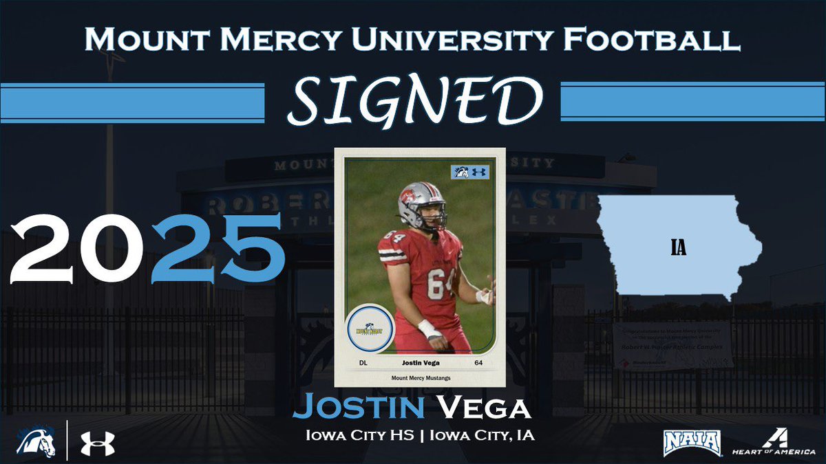 #StangGang Welcomes, Jostin Vega! 🐎

🏠 | Iowa City, IA
🎓 | Iowa City High School 
🏈 | DL
📏 | 5’10
⚖️ | 225
📱 | 

#BurnTheBoats