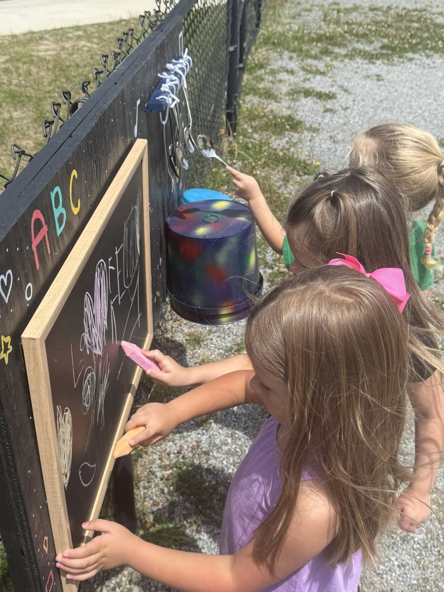 One of the most important lessons Mr. Williams teaches his Engineering students is the importance of serving one’s community. 2 of his students, Jolie Brooks and Addie Grant, went right to work and designed &amp; created sensory boards for our pre-school!Our Baby Eaglets loved them!