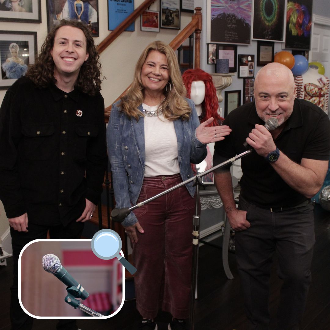 This famous microphone dates to 1977 and marks the first time Cyndi Lauper stepped up as a lead singer. 🎤

To Joe, it's the most meaningful piece in the museum—it represents the early struggles behind the superstar. 🌟

Bonus: It also makes a great photo op and prop. 📸