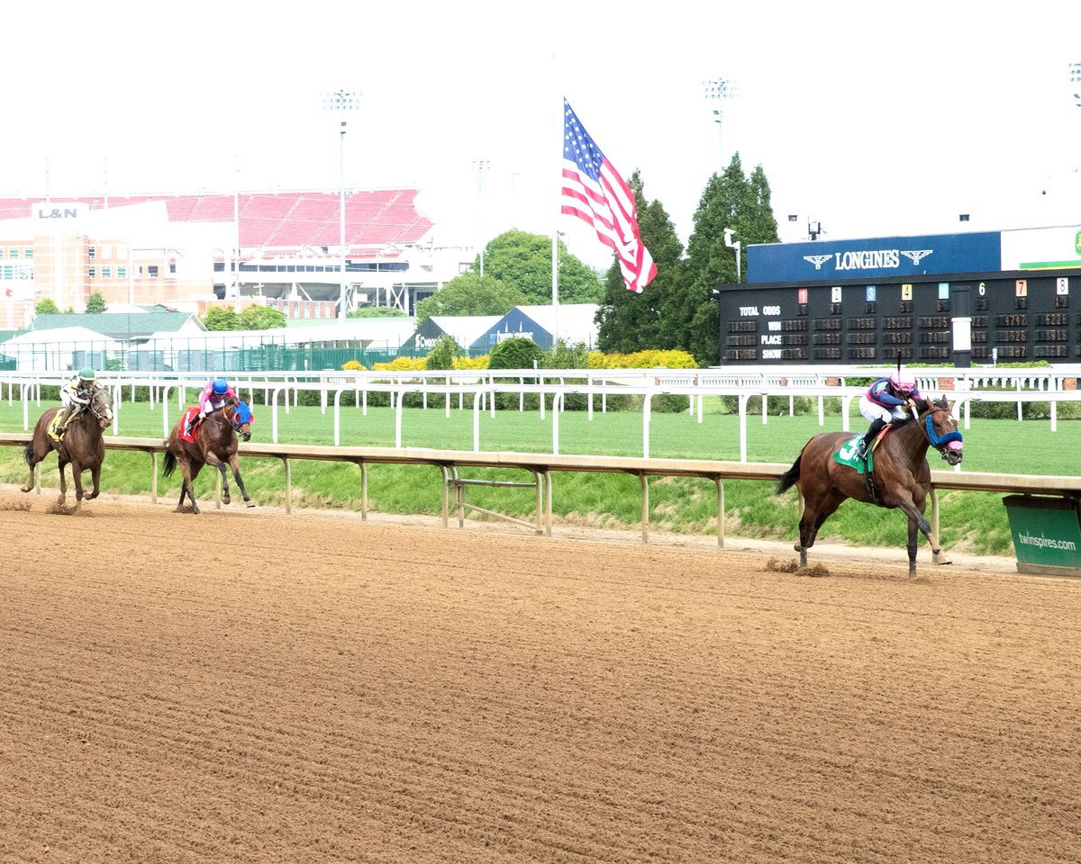 Very impressive and fun win yesterday by SWEET CHABLIS and <a href="/luissaezpty/">Luis Saez</a> in the opener <a href="/ChurchillDowns/">Churchill Downs</a> Congratulations to all of her connections and huge thank you to the entire AMR Team for making these wins possible. Sweet Chablis was claimed yesterday, and we wish her and her