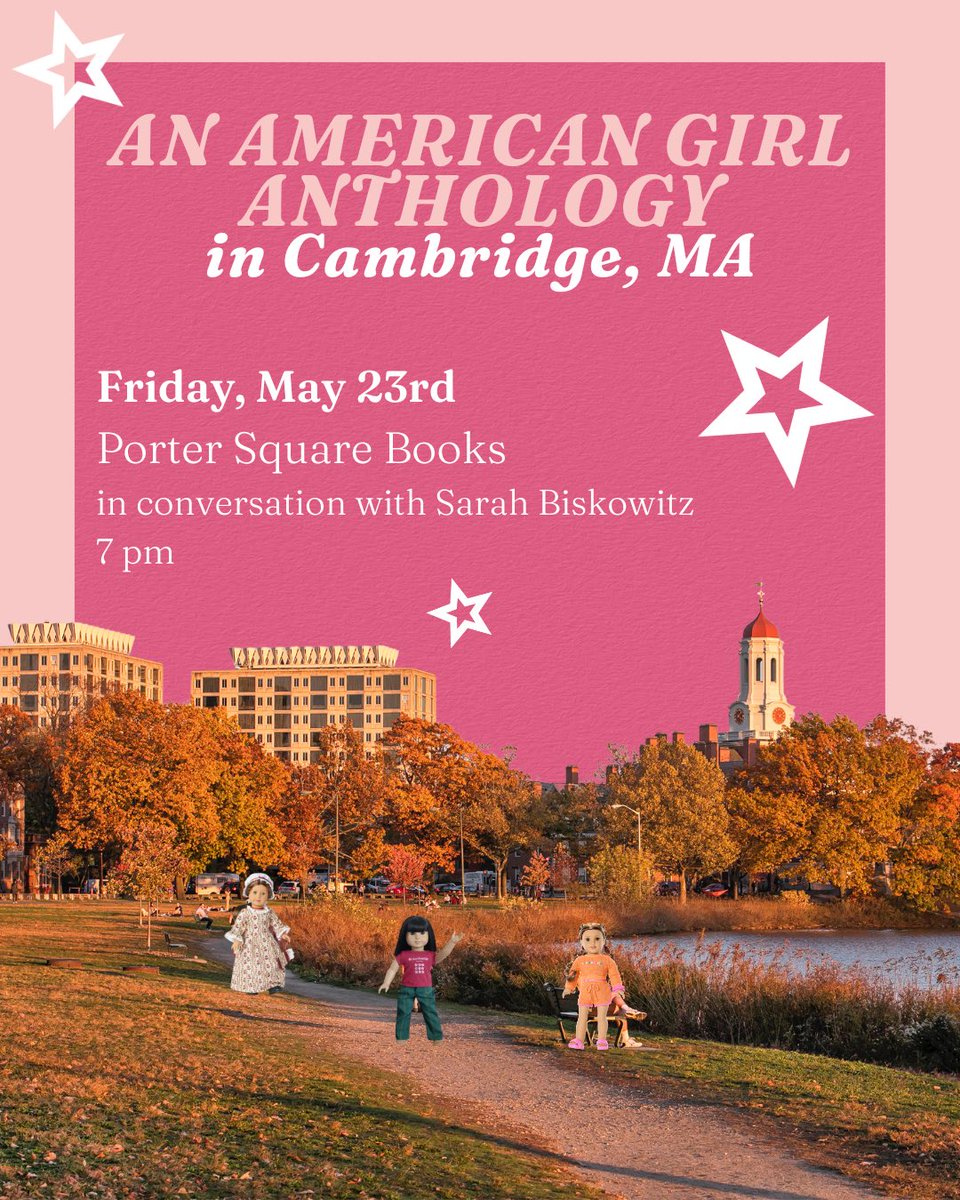 Samantha Pickette (@sampickette) on Twitter photo Just received my copy of AN AMERICAN GIRL ANTHOLOGY!! So excited that this is finally out in the wild and so honored to have my piece on Rebecca Rubin featured!! Come check out the book on Friday 5/23 @ Porter Square Books in Cambridge! <a href="/kchysmith/">Dr. KC Hysmith (she/her/hers)</a> <a href="/SarahBiskowitz/">Sarah Biskowitz</a> <a href="/justineodashs/">Justine 🪞</a> Just received my copy of AN AMERICAN GIRL ANTHOLOGY!! So excited that this is finally out in the wild and so honored to have my piece on Rebecca Rubin featured!! Come check out the book on Friday 5/23 @ Porter Square Books in Cambridge! <a href="/kchysmith/">Dr. KC Hysmith (she/her/hers)</a> <a href="/SarahBiskowitz/">Sarah Biskowitz</a> <a href="/justineodashs/">Justine 🪞</a>