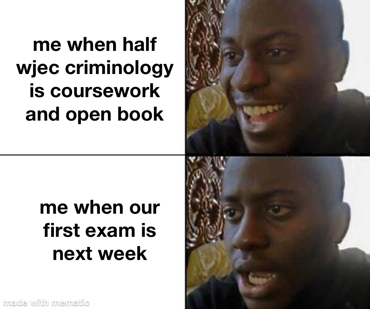 crimcorner's tweet photo. The exam is getting too close for my liking #criminology #wjec https://t.co/GMRJFIpgOB