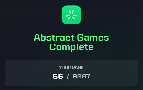 Doki Team turned up for the Abstract Games. 

Final Rank: 66 out of 8,007. 

Chaos isn’t just our brand, it’s in our blood. 😈