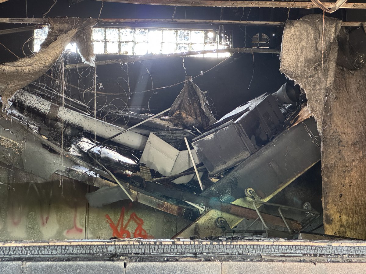 UPDATE: A fire at a vacant gas station on Kipling near 9th Ave. in Lakewood this morning. The first 911 calls came just before 9:15 am, when several people driving by called in after seeing thick, black smoke. When our crews arrived on scene, smoke and flames were rolling out of