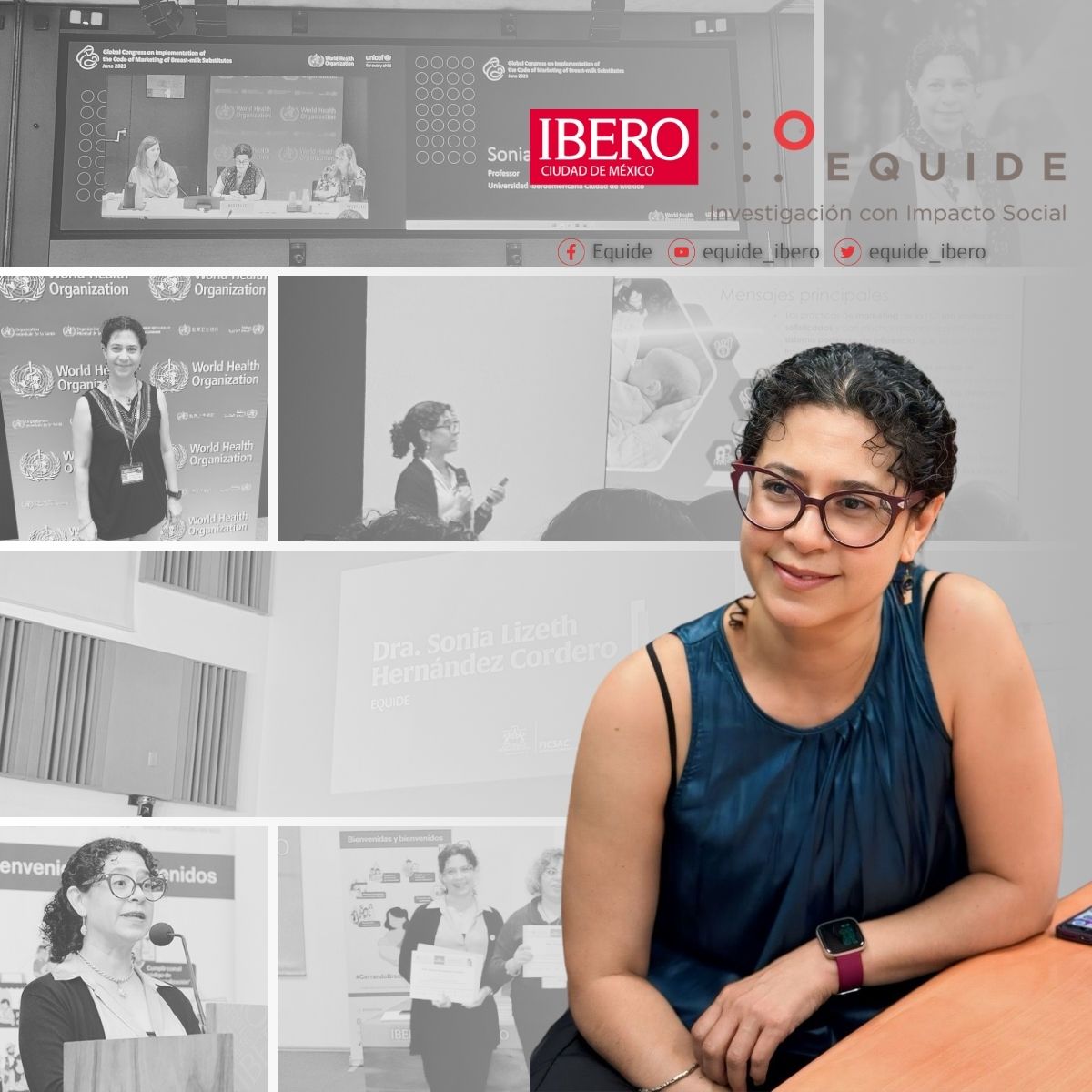 👩‍⚕️Conoce a la Dra. Sonia Hernández Cordero, experta en nutrición materno-infantil. Su investigación impulsa políticas públicas para mejorar la salud de mujeres, niñas y niños en contextos de vulnerabilidad. Perfil completo en: equide.org/dra-sonia-hern… #EQUIDE #DesarrolloConEquidad