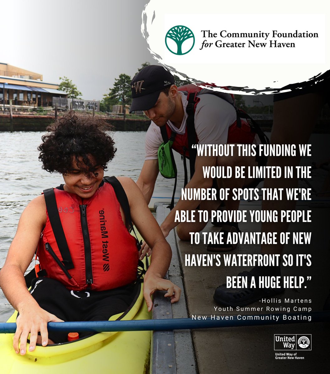 Thank you The Community Foundation for Greater New Haven for helping us get youth programs the resources needed to enrich the lives of our Greater New Haven youth. Your contribution towards shaping the future is priceless.