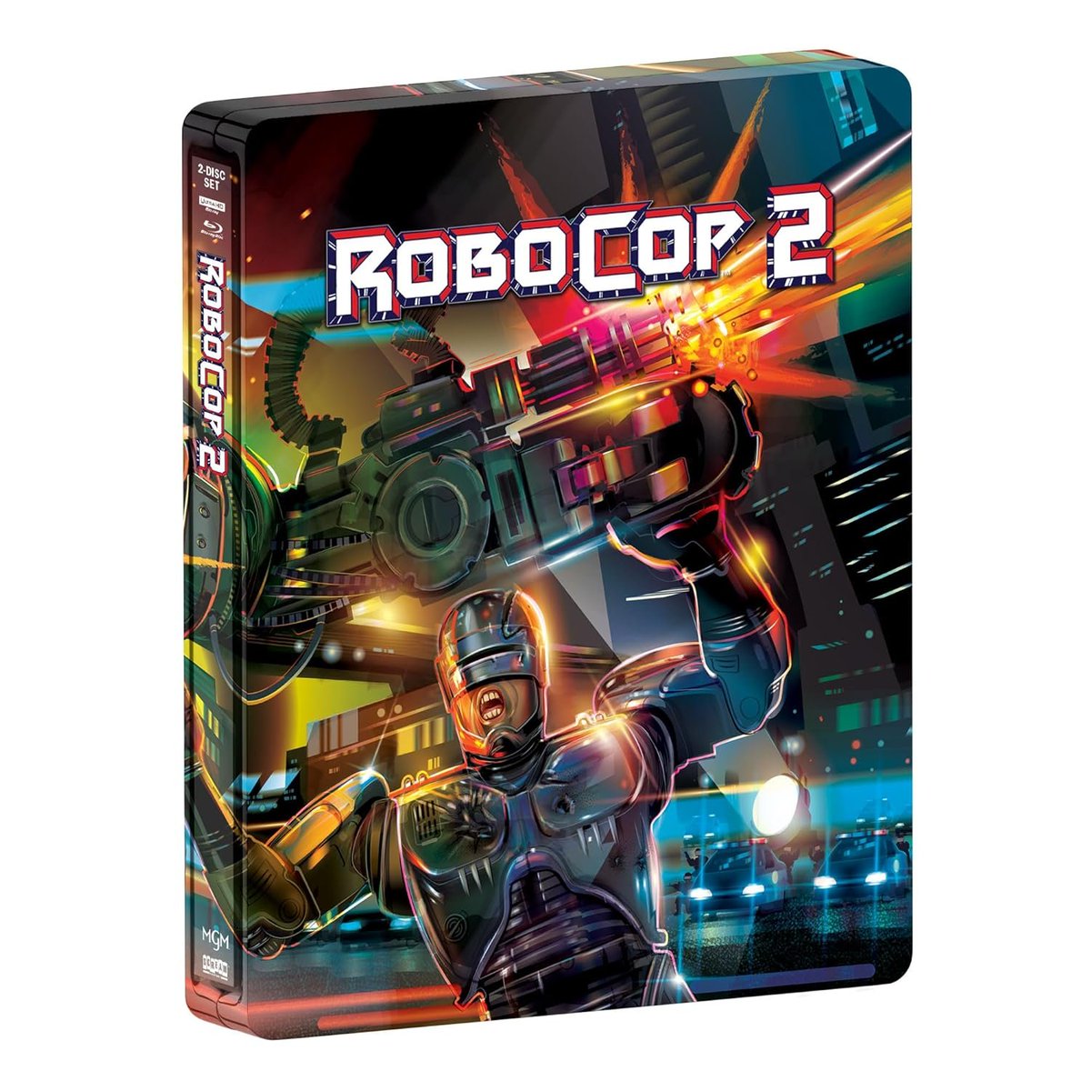 RoboCop 2 Amazon-exclusive Steelbook is up for preorder for $44.98 with a July 15 release date. Robocop 2 is excellent. zdcs.link/z7O2jE