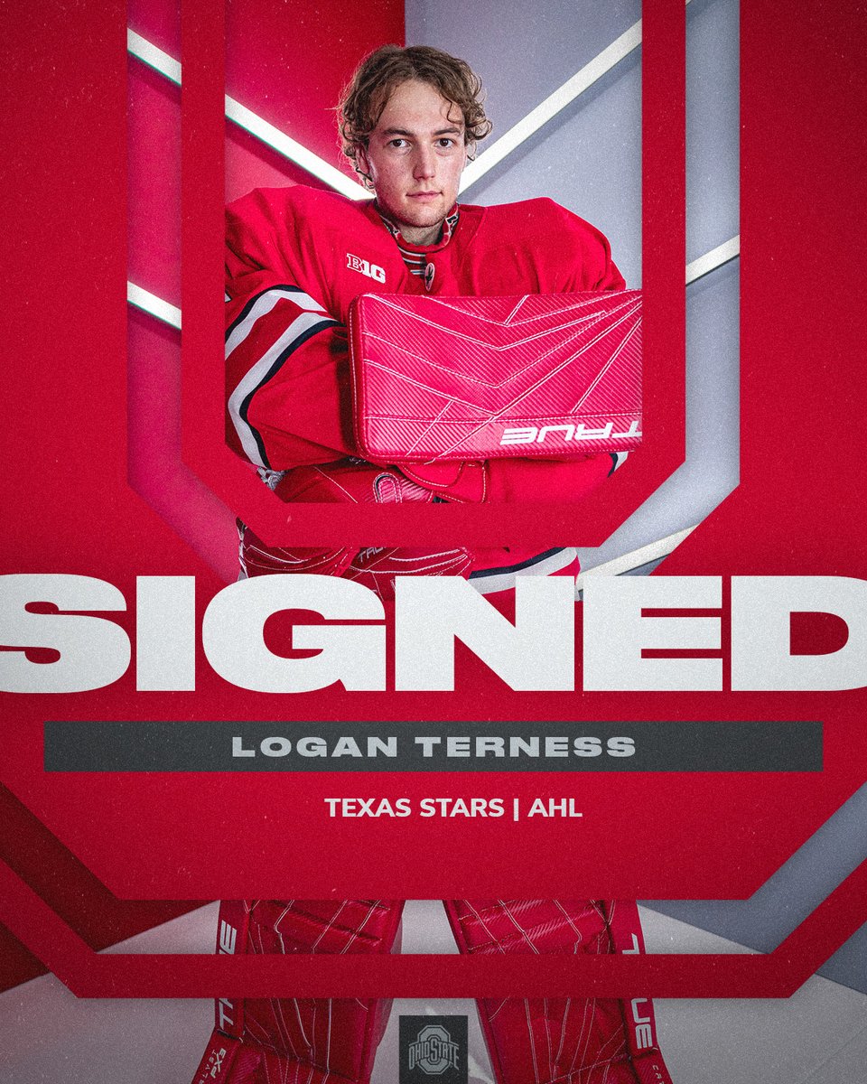 Ohio State Men's Hockey (@ohiostatemhky) on Twitter photo ✍️ Congrats to Logan Terness who has signed an amateur try-out contract with the AHL <a href="/TexasStars/">x - Texas Stars</a>!
#GoBucks #ProBucks ✍️ Congrats to Logan Terness who has signed an amateur try-out contract with the AHL <a href="/TexasStars/">x - Texas Stars</a>!
#GoBucks #ProBucks