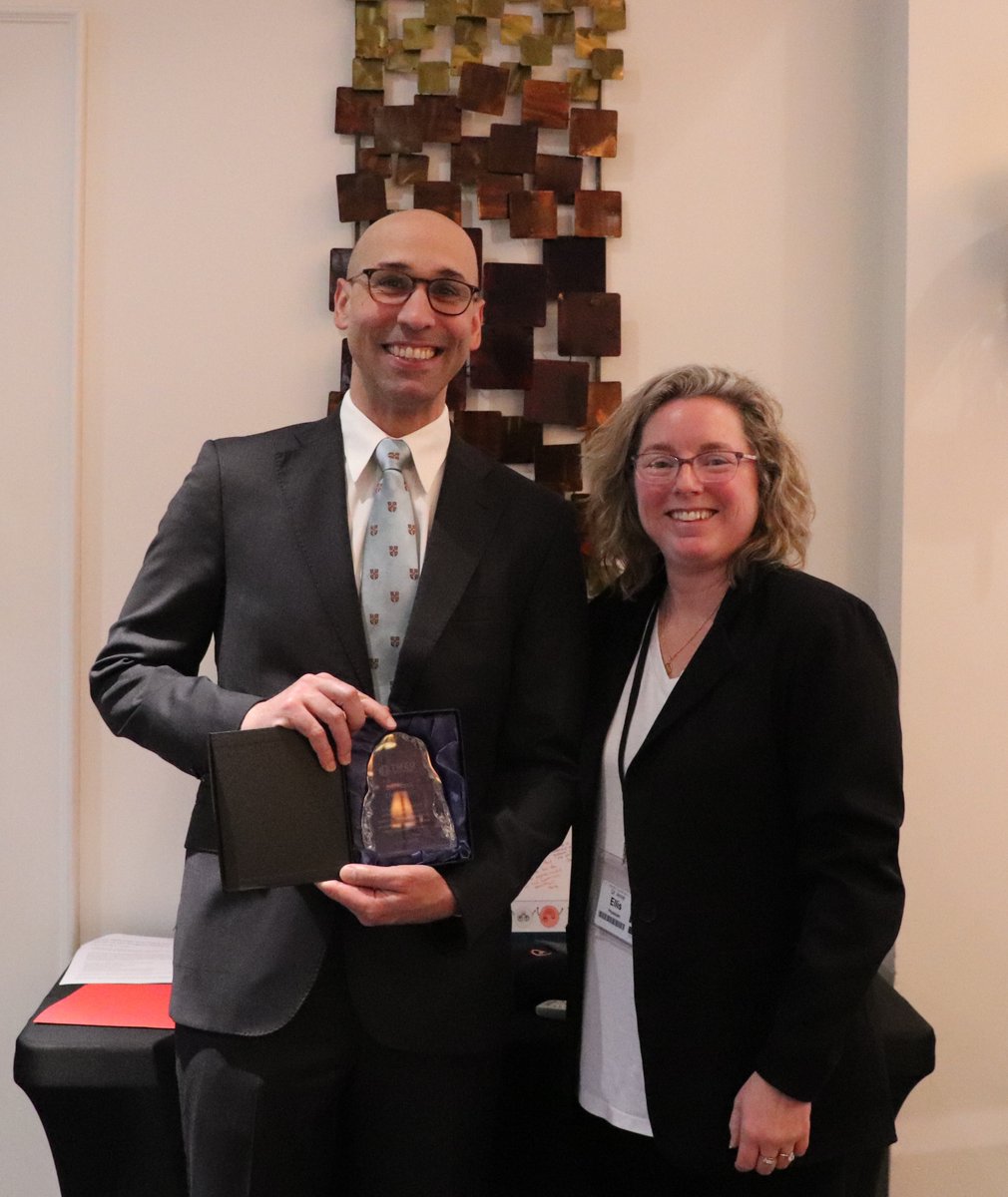 A big thank you to Dr. Mark Ormiston who was recognized for his outstanding leadership as TMED Co-Director for the past 5 years at last night's TMED Awards event.