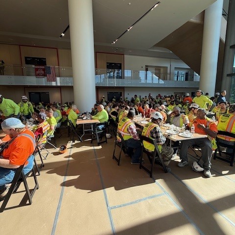 OhioStateFOD's tweet image. We had two Construction Safety Week Celebrations today! One was at the Inpatient Hospital construction site and the other was at the BMEC site.