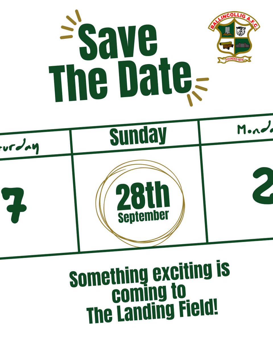 Ballincollig AFC (@ballincolligafc) on Twitter photo ๐๐๐ฏ๐ ๐ญ๐ก๐ ๐๐๐ญ๐ ๐
Something BIG is coming to Ballincolligโฆ
Think strength. Think stamina. Think serious competition along with a very special Guest. Weโre gearing up for an epic event thatโll bring the whole community together and youโll want a front-row seat. ๐๐๐ฏ๐ ๐ญ๐ก๐ ๐๐๐ญ๐ ๐
Something BIG is coming to Ballincolligโฆ
Think strength. Think stamina. Think serious competition along with a very special Guest. Weโre gearing up for an epic event thatโll bring the whole community together and youโll want a front-row seat.