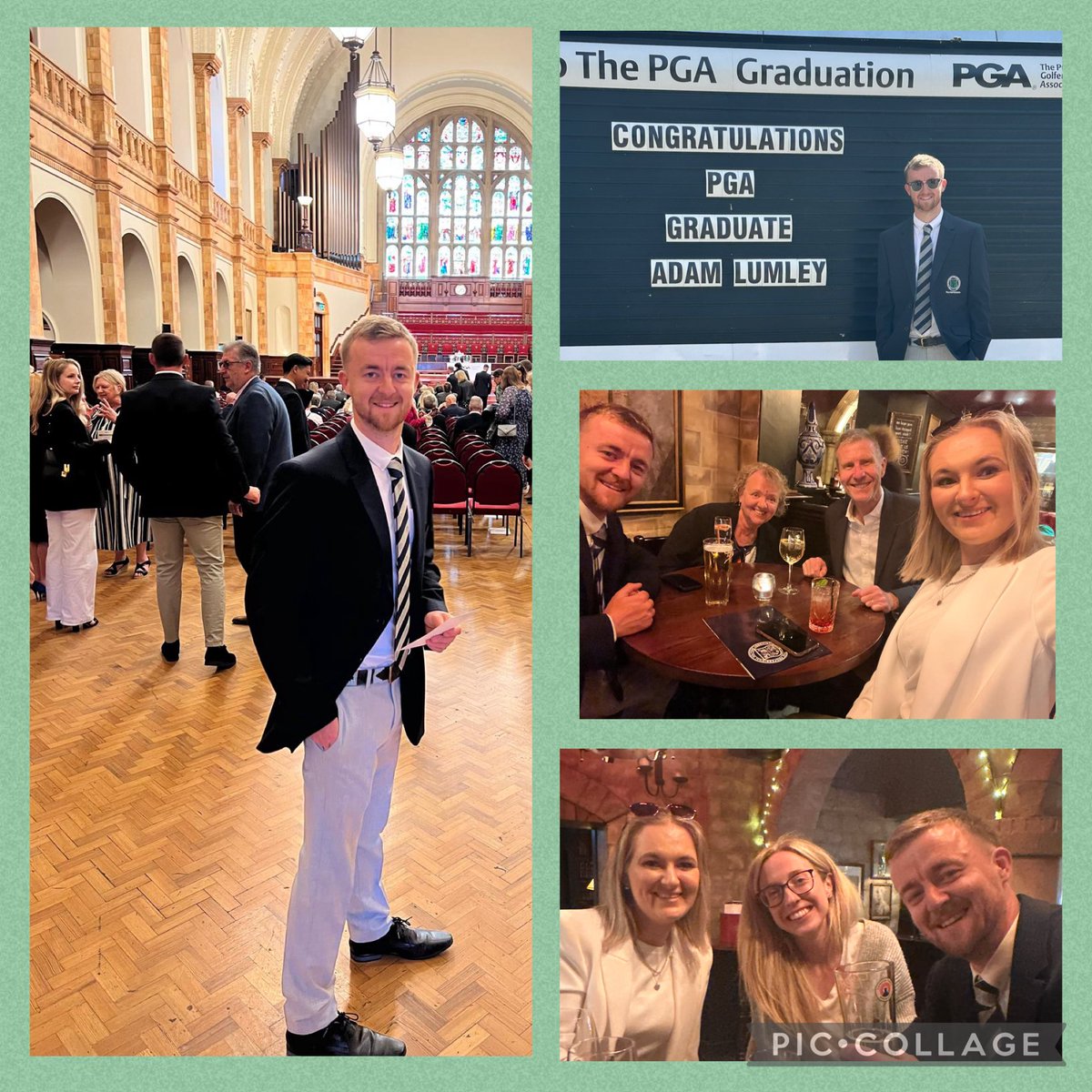 Adam’s PGA graduation ⛳️A very proud day ❤️ #PGAGraduation2025